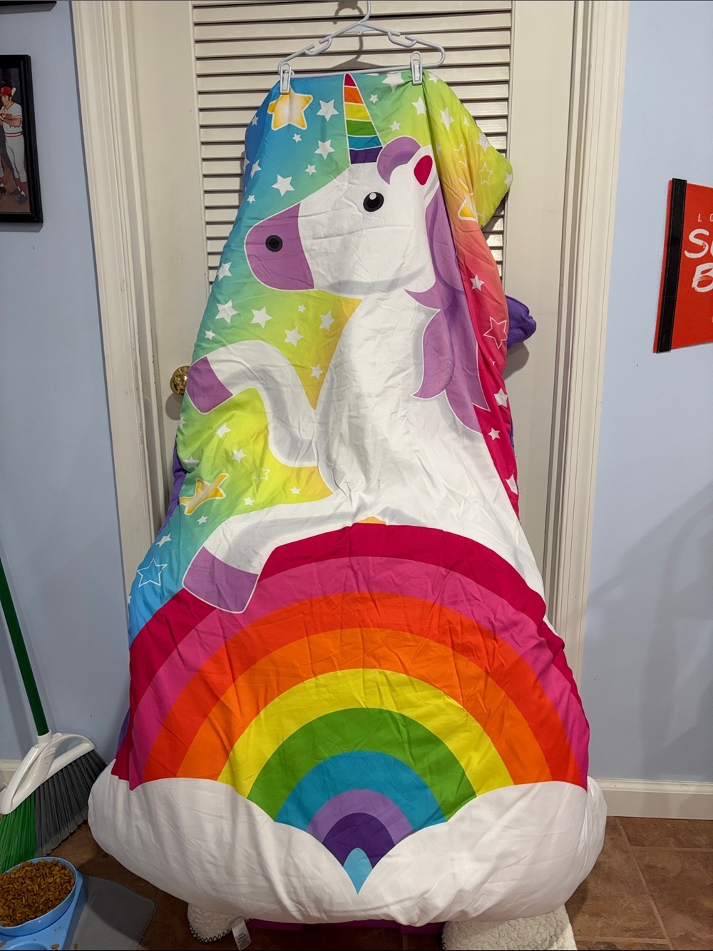 Unicorn Rainbow Kids Sleeping Bag - Multicolor